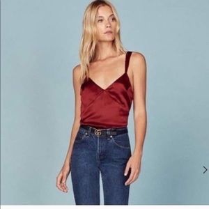 Reformation Lucy Top Red - S